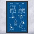 Pilates Chair Patent Framed Print (11x14) Pilates Gifts, Gym Art, Pilates Decor, Athlete Gifts, Garage Decor, Sports Gifts, Mom Gifts
