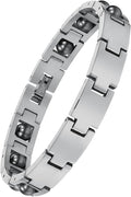 Women's Anti-Stress Magnetic Therapy Bracelet (Silver)