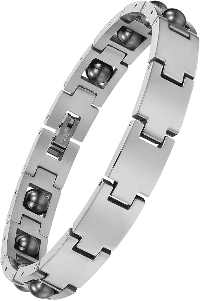 Women's Anti-Stress Magnetic Therapy Bracelet (Silver)
