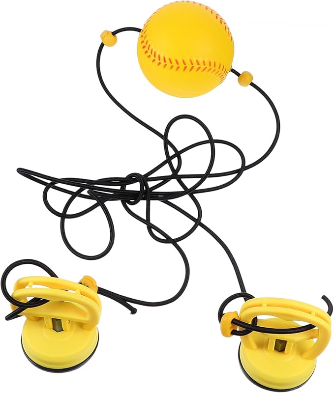Toyvian 1Pc Professional Boxing Reaction Ball High Elasticity Training Accessory Durable PU Suction Cup for Speed Training and Coordination Skills Random Color