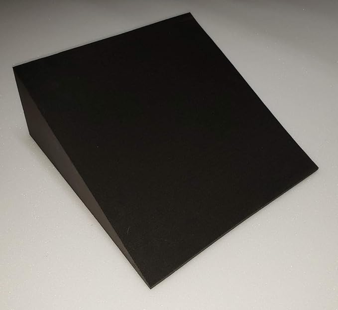 Yoga foam slant wedge to Stretch Feet, Helps with balance, strength and stretching slant boards for calfs 12'' Long x 12'' Wide x 4-1/2'' thick