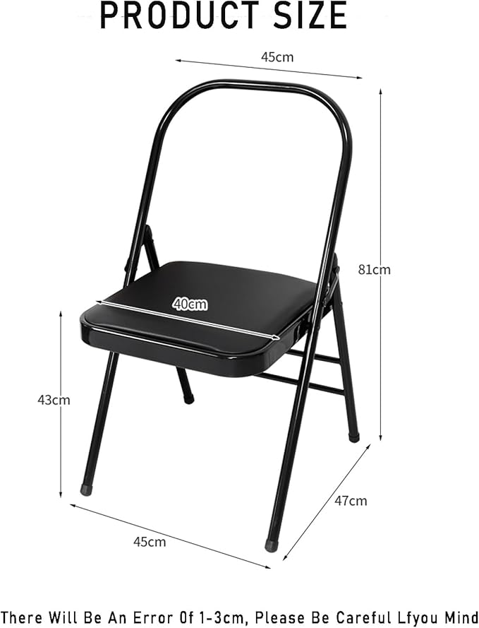 Yoga Chair,Pilates Assist Chair Gymnasium Auxiliary Equipment Home ，for Indoor and Outdoor Studio(Color1)