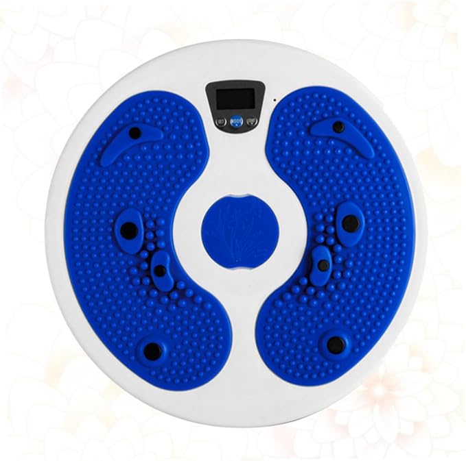 Twisting Waist Disc Fitness Plate Board for Home Use, Electronic Calorie Counter, Multifunctional Abdominal Exerciser without Battery, Household Twist Board Exercise Equipment