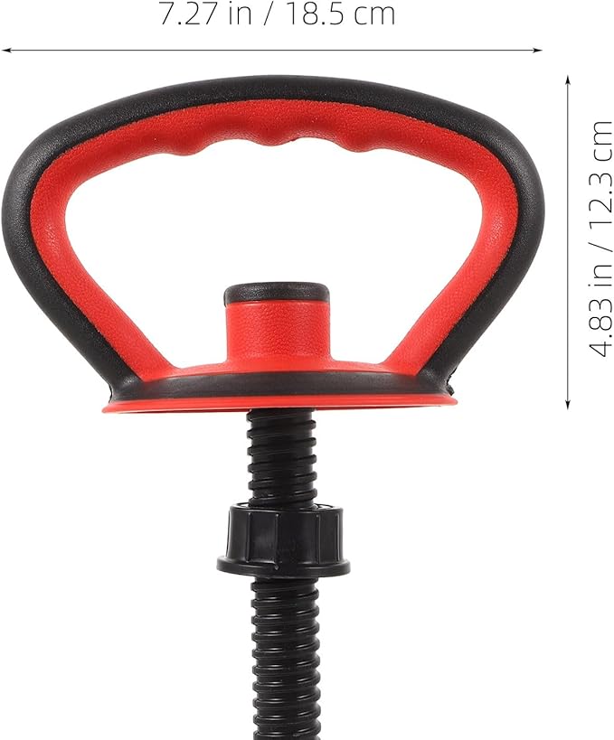 Kettlebell Handle Grip Replacement Set with Nut Sturdy Fitness Equipment Attachment Sturdy Handle Bar for Home Gym Strength Training and Kettlebell Swing Exercises