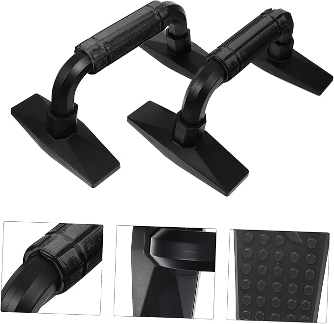 BESPORTBLE 2pcs Push-up Brackets for Home Workout H-type Grip Bars for Upper Body Strength Durable Push-up Stands for Fitness Training at Home Gym