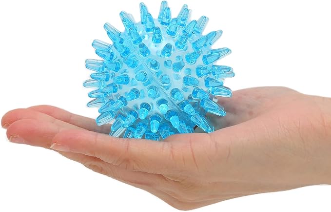 Spiky Massage Ball, Massage Roller Spiky Ball for Hand Wrist Stress Relief (7CM)