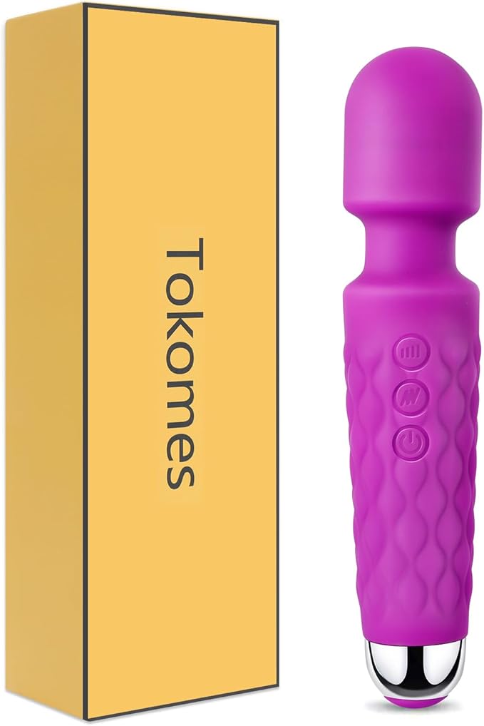 Personal Wand Massager, Power Wand Wireless Rechargeable Handheld Vibrating Massager, Body Massaging for Woman Back Neck Muscle Aches