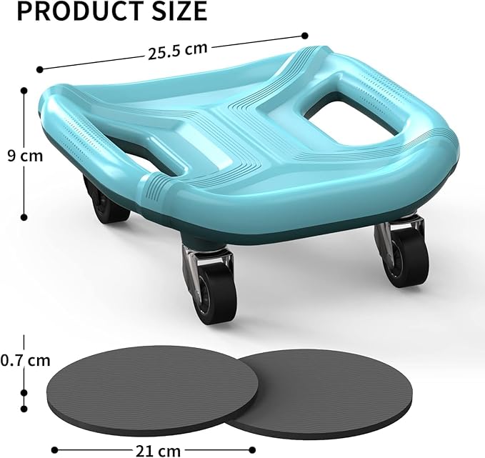 PROIRON Ab Roller with Knee Pads for Abs Workout, Multifunctional Ab Roller Wheel for Abs Workout, Abdominal Roller with Knee Pads, Abdominal Exercises Wheel, Abb Roller (Slide Fitness Trainer)