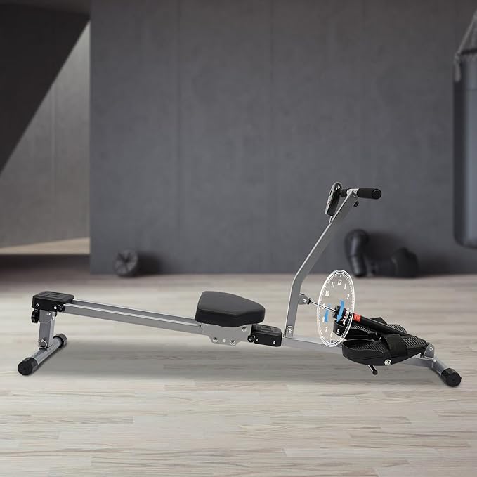 Rowing Machines, Compact Adjustable Rowing Machine, Foldable Row Machine Rowing Exercise Machine, Portable Rowing Machine, 264.55LBS Loading Capacity