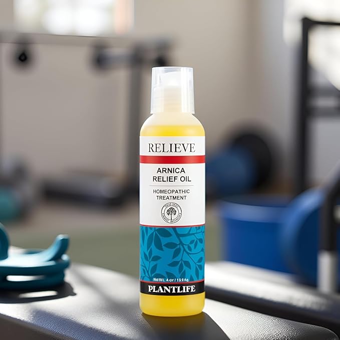 Plantlife Arnica Relieve Oil - Relieve Products are a Homeopathic Solution for Everyday Use - Works Quickly and Effectively - Made in California