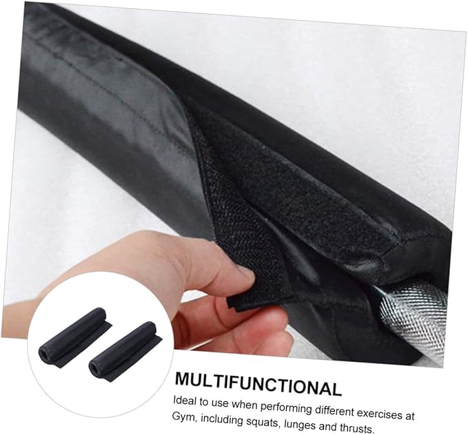KICHOUSE 2pcs Squat Pad for Barbell Neck and Shoulder Cushion Durable Non-slip Oxford for Comfortable Weightlifting for Squats Lunges and Thrusts