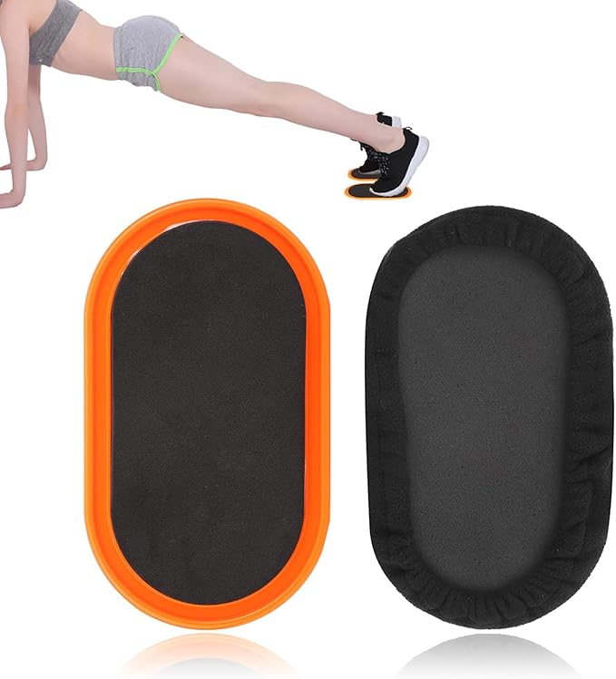 Sliders for Working Out, 2Pcs Pilates Mat Comfortable Core Exercise Equipment ABS and EVA Pilates Board Portable Workout Sliders for Home