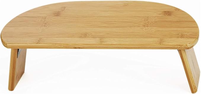 Mindful and Modern Folding Meditation Bench with Locking Magnetic Hinges - Bamboo Kneeling Stool for Zen Meditating Posture - Bonus Portable Travel Carry Bag