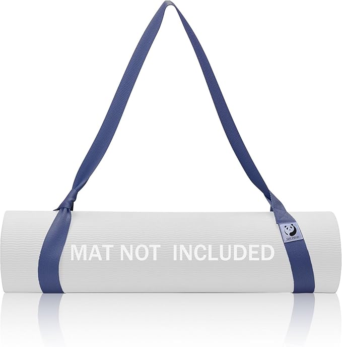 Slim Panda Yoga Mat Straps for Carrying, Adjustable Yoga Mat Carrier Sling Fits All Mats(Mat Not Included)