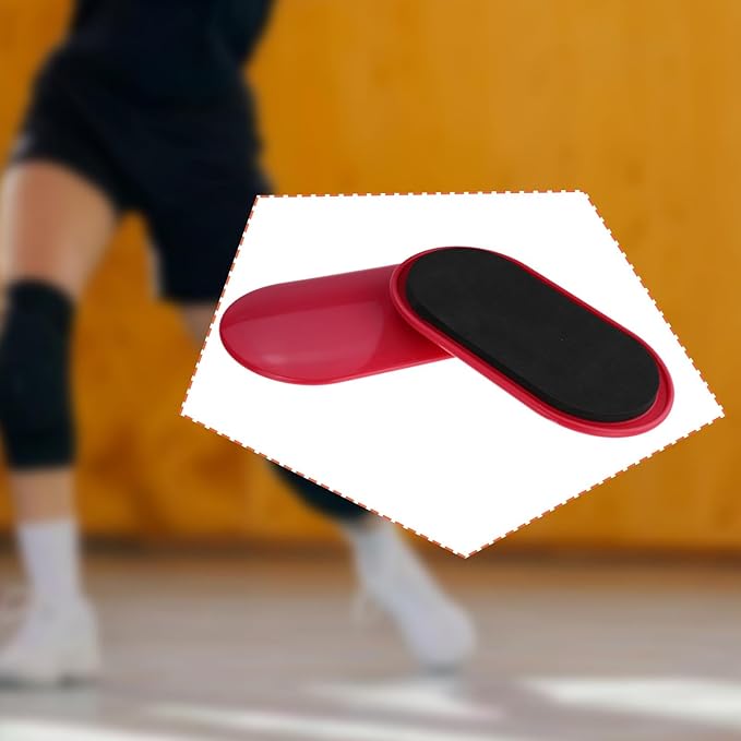 Core Sliders 2-Piece Set, Ab Pads for Beginner Home & Gym Workout, Portable Lightweight Sliding Discs for Dance Exercise