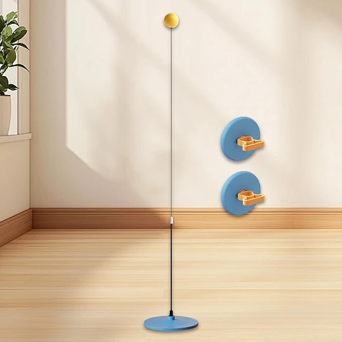 Yiju Boxing Reaction Ball Reflex Ball Fitness Adjustable Height Exercise with Suction Cup Base Speed Ball Table Tennis Trainer