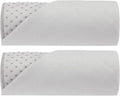 Peryiter 2pack 72 x 24'' Hot Yoga Towel Pack with Grip Dot, Sticky Fiber Mat Towels Non Slip for Hot Yoga, Absorbent Microfiber Sweat Anti-Slip Cover for Pilates Exercise Fitness Workout(Light Grey)