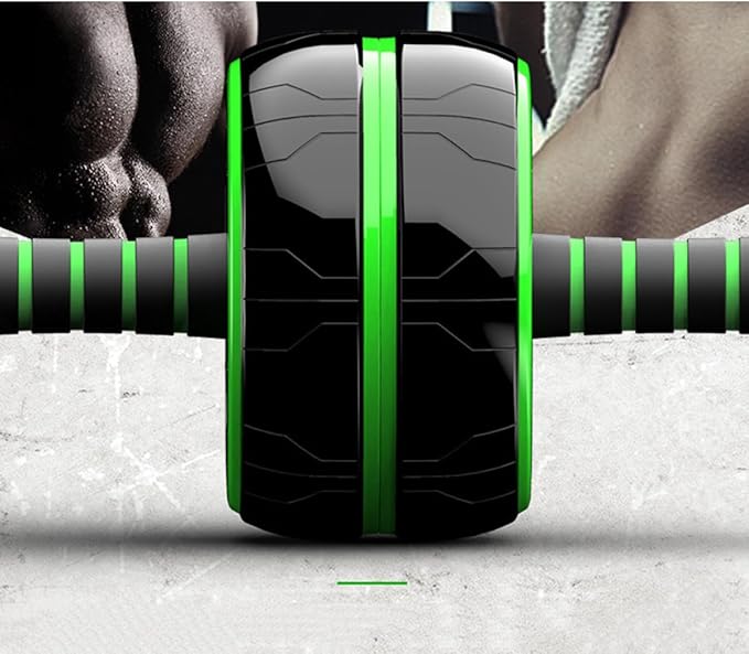 Alipis Abdominal Exercise Roller Wheel with Steel Tube Thickened Pvc, Silent Fitness Abdominal Wheel for Core Training, 1pcs Ab Roller for Home Workout and Strength Training