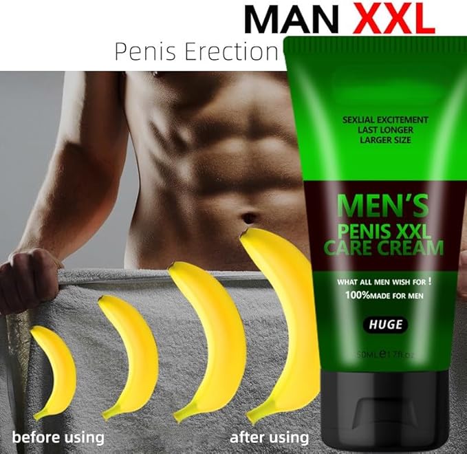 Male Enhancement Cream for Men, Body Gel for Private Part, Men's Re-Vitalize Enlargement Cream, Enhance Size and Performance – Get Bigger Thicker and Stronger (Extra Strength)