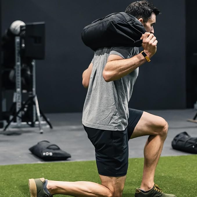 Workout Sandbag, Adjustable Weight Training Fitness Sand Bags with Multiple Handles and 3 Inner Sandbags for Heavy Duty Workout Cross Training Strength Weightlifting