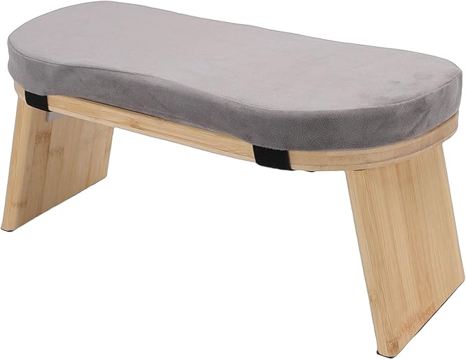 Alomejor Meditation Bench, Folding Kneeling Stool with Soft Cotton Cushion and Non Slip Pads, for Relaxation Zen Meditation Home Yoga