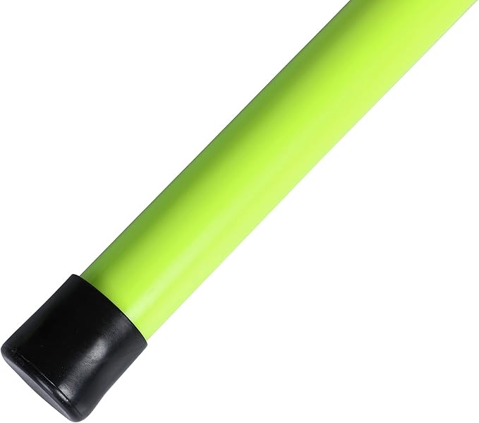 HolaHatha Agility Hurdle, Indoor Outdoor Sports Training Equipment for Track, Basketball, Football & Soccer - Height Adjustable, Bright Green