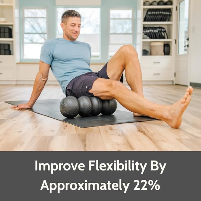 Rollga Foam Roller PRO - High Density Foam Roller for Back Pain Relief, Deep Tissue Massage & Muscle Recovery. Physical Therapy Exercise Tool for Neck, Back, Legs, & Feet. Yoga & Pilates Roller