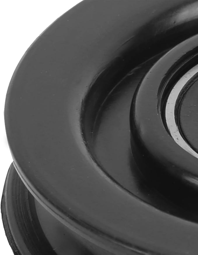 Nylon Iron Fitness Bearing Pulley, Home Gym Accessories Strength Training Equipment Attachment, Suitable for Health Club, Family Fitness, Business or Private use, Necessary