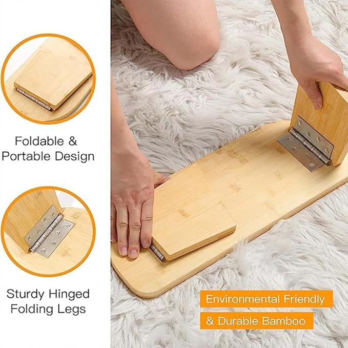 Kneeling Chair,Meditation Bench Kneeling Stool,Meditation Bench, Ergonomic Angle Seat, Bench for Kneeling Or Sitting for Meditation, Yoga, Exercises