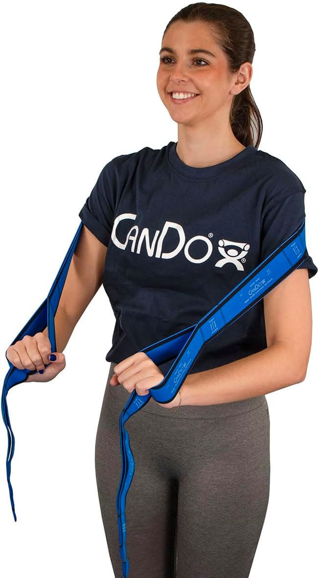 CanDo Multi-Grip Exerciser Plus, 6 Foot Exerciser, 9 Loops,