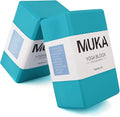 Muka 4 Pack Yoga Blocks 4x6x9 Inch, High Density EVA Foam Yoga Brick for Meditation, Pilates