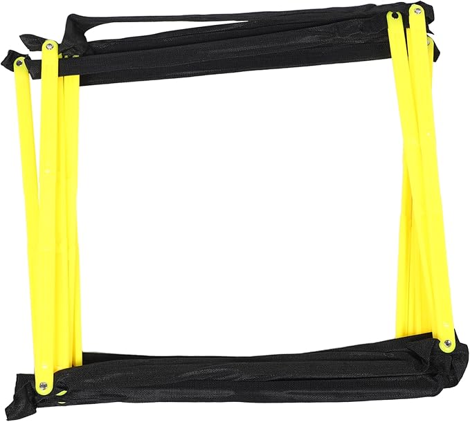 Foldable Agility Ladder Training Pad for Football Soccer Multifunctional Rope Ladder for Footwork Speed Drills and Sports Exercises Portable and Lightweight Go Training