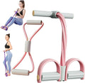 Fashion Puller Exercise,8 Tube Pedal Resistance Device, Detachable and Adjustable Pedal Resistance Device, Full-Body Workout for Home Gym, Tones Arms Abs Waist, Unisex