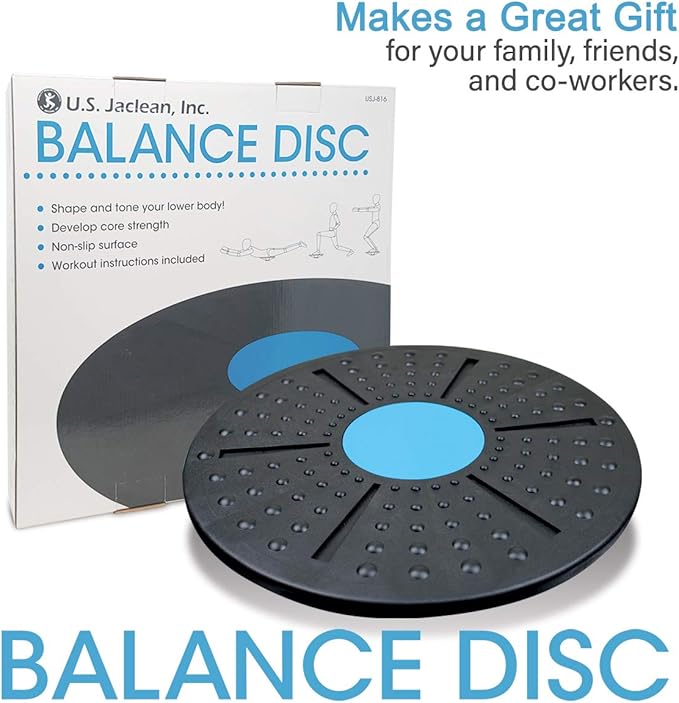 Daiwa Felicity Balance Board Disc Wobble Board – Physical Therapy Stability Trainer, Lightweight Core Balance Disc (1 lb) Supports Up to 300 lbs, Non-Slip Round Balance Board for Core Workout, Rehab, Standing Desk Fitness