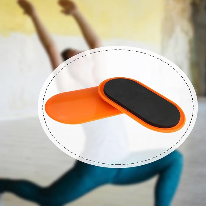 Colaxi 2Pcs Exercise Core Sliders Ab Floor Gliders Exercise Equipment Beginner Slide Pads Ab Pads for Yoga Carpet Dance