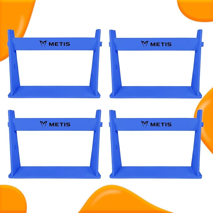 FORZA METIS Junior Foam Hurdles [Set of 4] – Adjustable Speed Training Hurdles for Young Athletes – Choice of 4 Vibrant Colors