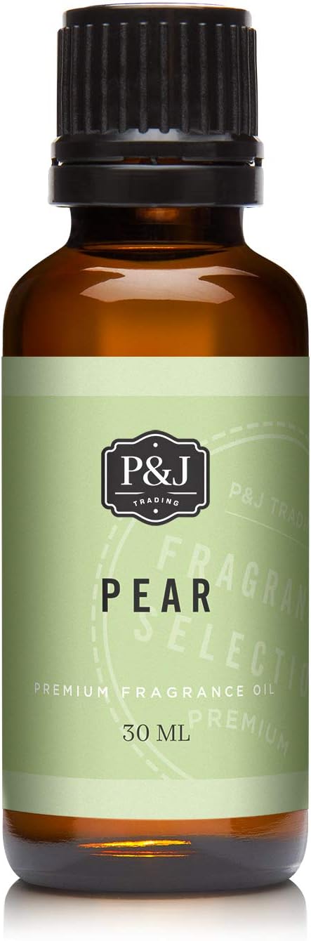P&J Fragrance Oil - Pear Oil 30ml - Candle Scents, Soap Making, Diffuser Oil, Fresh Scent