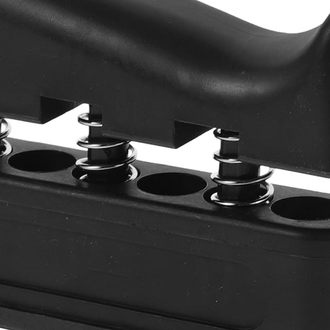 FUOYLOO Finger Strengthener Hand Grip Strengthener Hand Gripper Strength Training Device for Adults, 7lb Resistance, Black, Forearm and Finger Exercise Equipment for Guitarists