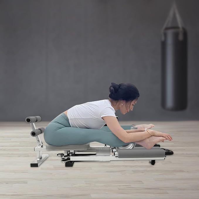 Leg Stretcher, 330.7lbs Heavy Duty Split Machine for Legs Stretching, 0-210° Degrees Adjustable Steel Frame Split Machine, Flexibility Leg Stretching Training Machine for Women & Men
