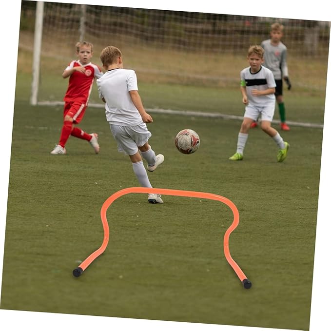 3pcs Agility Training Hurdles 15cm Plastic Soccer Speed Football Training Equipment for Youth Sports Agility and Track Practice