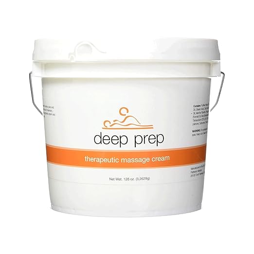 Rolyan Deep Prep Therapeutic Massage Cream, Gallon