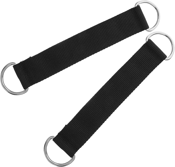Fitness Pulley Hanging Straps 2pcs DIY Pulley Straps Heavy-Duty Swing Hanging Rope for Strength Training Equipment Attachment