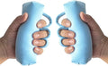 Palm Grip Protector, Hand Contracture Cushion with Finger Separator, (2 Pack) Finger Therapy and Hand Exercisers for Stroke, Arthritis, Parkinson Dementia