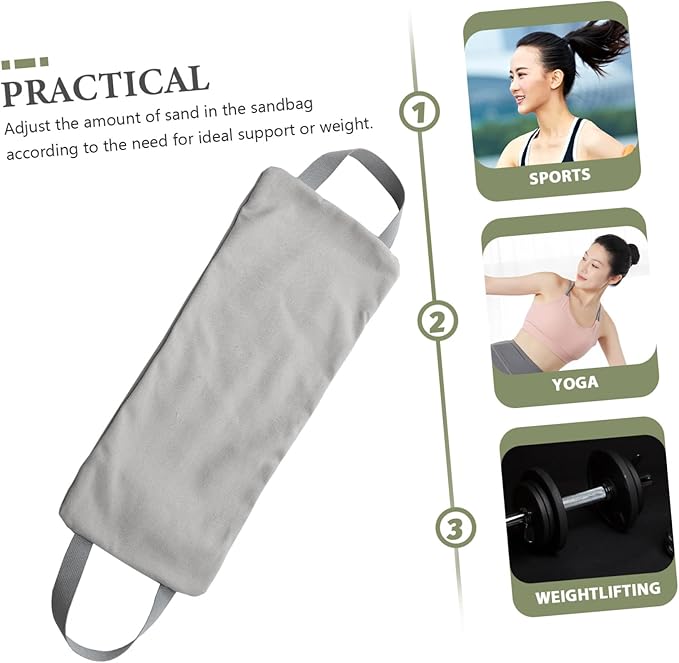 Slim Arm Sandbag for Yoga Workout Sandbag Exercise Training Bag Fitness Weighting Bag Handles