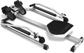 GYMAX Rowing Machine for Home, 265LBS Weight Capacity Hydraulic Rowing Machine with Adjustable Cylinder Resistance up to 110lbs & LCD Monitor, Compact Full Motion Rower for at Home Exercise