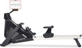Aviron StrongGo Rowing Machine -Compatible with iPad—Dual Air & Magnetic Resistance Up to 100 lbs | Game-Based Workouts, Compact Storage Design