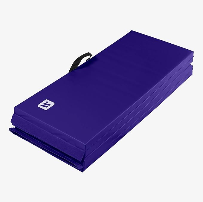 We Sell Mats - 4 ft x 6 ft x 2 - Personal Fitness & Exercise Mat for Home Workout - Lightweight and Folds for Carrying – All Purpose Gym Mat – Thick Mat for Yoga, Pilates, Stretches, Floor Exercises