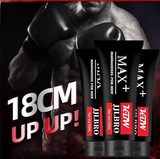 Huge Max+ XXXL Massage Enlargement Gel for Men - Big Size Power Repair Cream Oil for Huge Enhanced Size, Enlarge Thickness, Strength, and Prolonged Performance (Max+)