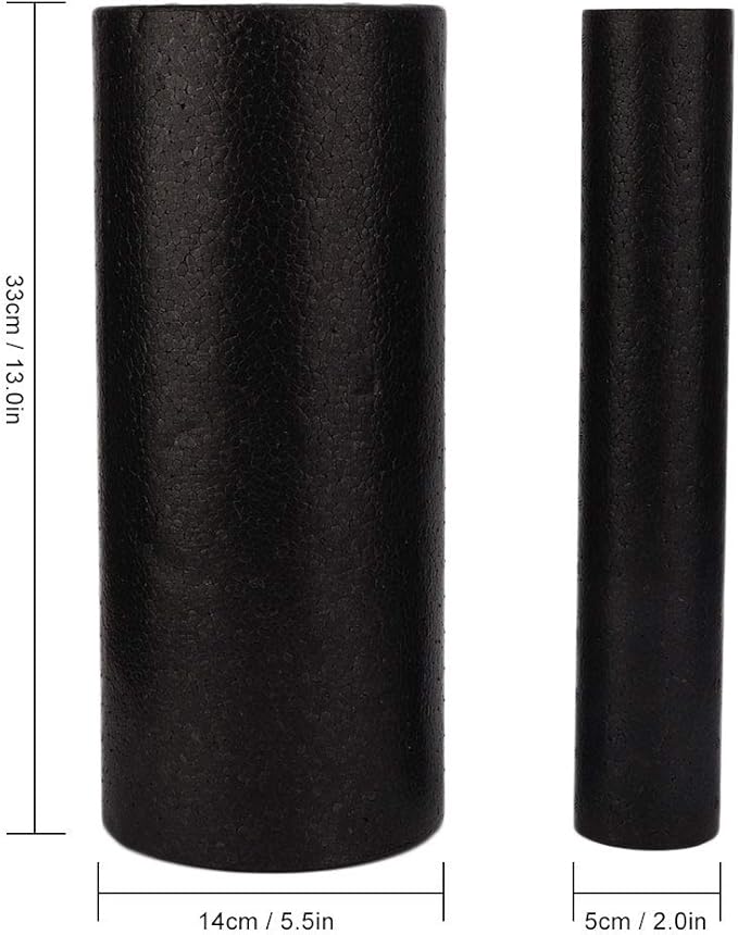Dioche Foam Roller 2 in 1 Hollow Column Foam Roller Set EPP Muscle Relieve Massage Roller for Deep Tissue Massage of The Back and Leg Muscles