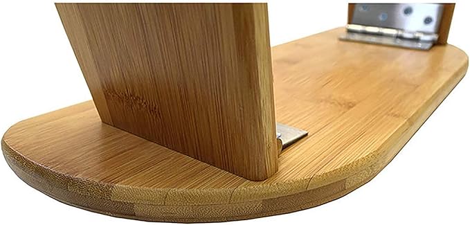 Bamboo Meditation Bench, Foldable & Ergonomic Meditation Stool, Comfortable for Kneeling or Sitting, Perfect for Deeper & Longer Meditation